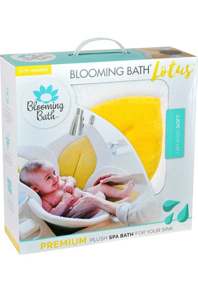 Blooming Bath Lotus Bebek Banyo Matı Beyaz/Kahverengi