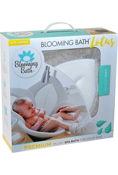 Blooming Bath Lotus Bebek Banyo Matı Gri/Beyaz/Sarı