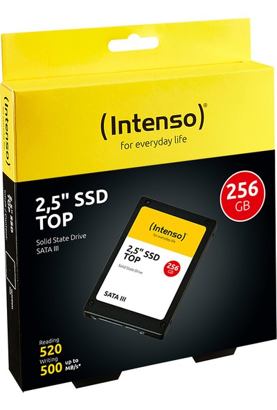 Intenso Top 2.5" 256GB 520MB-500MB/s Sata3 SSD