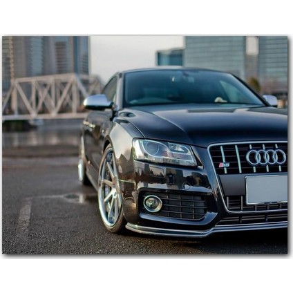 Cakatablo Ahşap Tablo Siyah Audi RS5