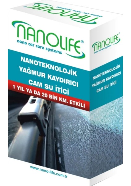 1Yıl / 20000 Km Etkili Yağmur Kaydırıcı