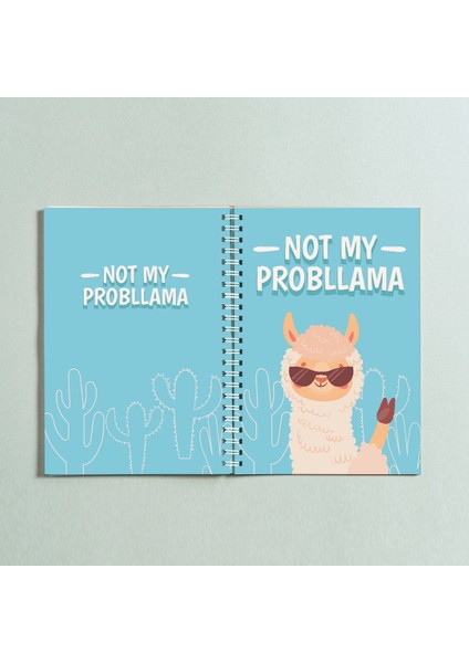 No Problama Spiral A5 96 Yaprak Çizgisiz Defter PYTKDT0240