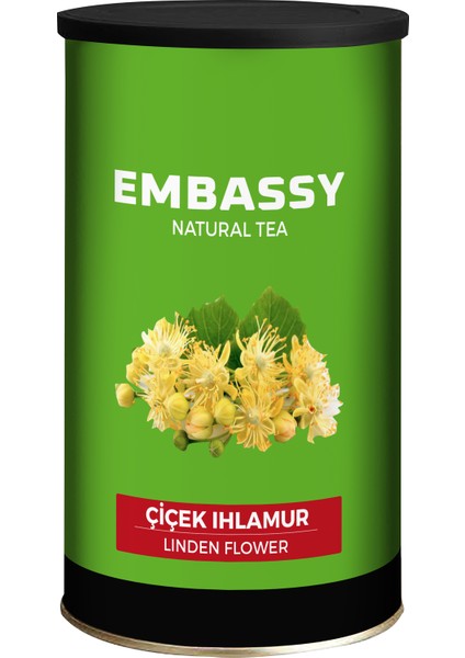 Embassy Çiçek Ihlamur 100 Gr. Teneke Kutu