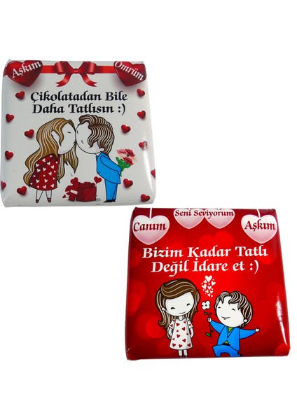 Ikili En Tatlı Aşk Çikolatası