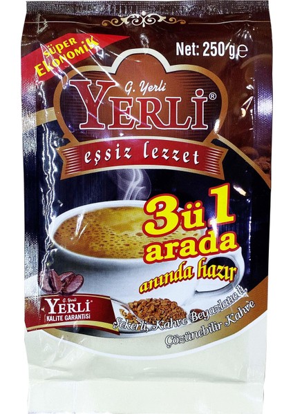 3'ü 1 Arada Hazır Kahve 250 gr