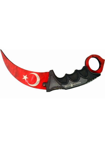 Ahşap Cs-Go Bayrak Karambite