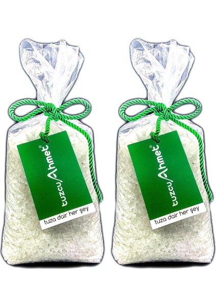 Iri Taneli Kristal Çankırı Kaya Tuzu Yeşil Etiket 2'li x 1kg