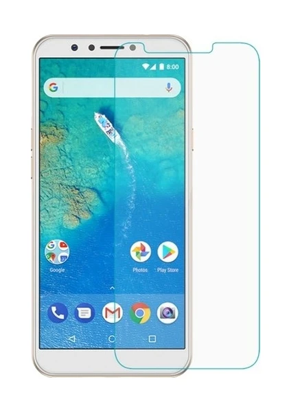General Mobile Gm8 Ekran Koruyucu Kısa Temperli Sert Cam 9H Kırılmaz Cam Koruma Maxi