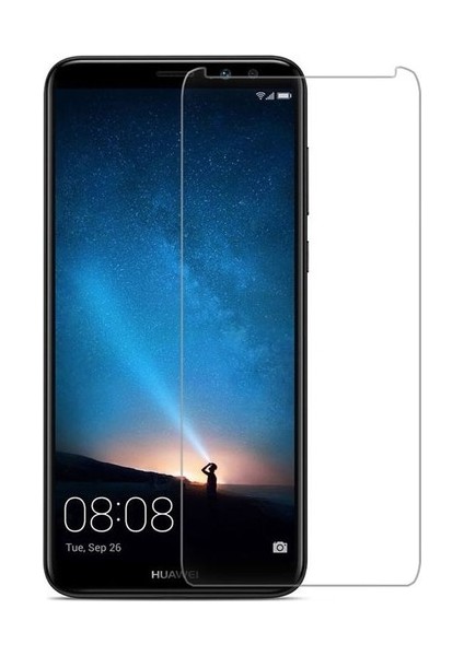 Huawei Mate 10 Lite Ekran Koruyucu Kısa Temperli Esnek Nano Bükülebilen Cam 9H Kırılmaz Cam Koruma