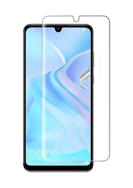 Huawei P30 Lite Ekran Koruyucu Kısa Temperli Esnek Nano Bükülebilen Cam 9H Kırılmaz Cam Koruma