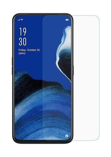 Oppo Reno 2z Ekran Koruyucu Kısa Temperli Esnek Nano Bükülebilen Cam 9H Kırılmaz Cam Koruma