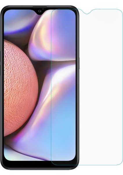 Samsung Galaxy A10S Ekran Koruyucu Kısa Temperli Sert Cam 9H Kırılmaz Cam Koruma Maxi