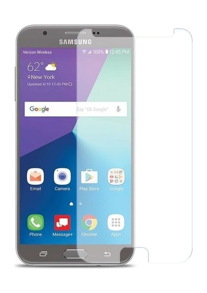 Samsung Galaxy J7 Prime Ekran Koruyucu Kısa Temperli Sert Cam 9H Kırılmaz Cam Koruma Maxi