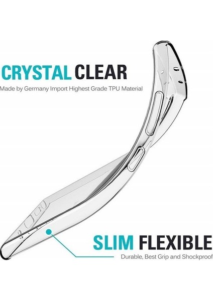 S10 Plus Kılıf A+ Şeffaf Lüx Süper Yumuşak 0.3mm Ince Slim Silikon