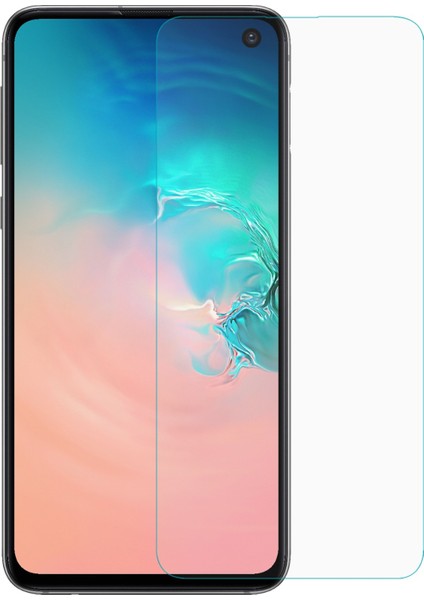 Samsung Galaxy S10E Ekran Koruyucu Kısa Temperli Sert Cam 9H Kırılmaz Cam Koruma Maxi