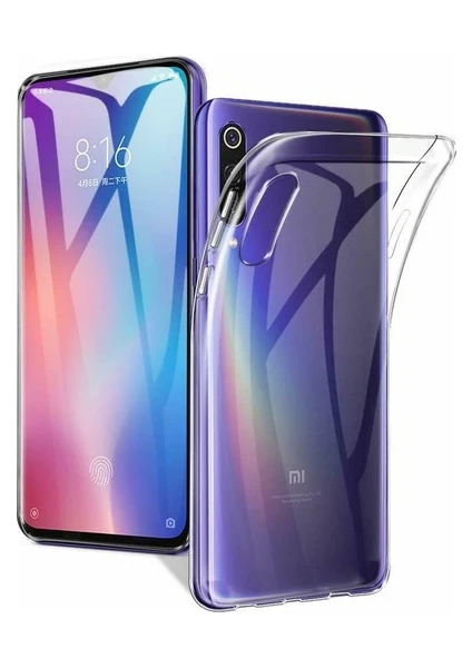 Xiaomi Mi 9 Kılıf A+ Şeffaf Lüx Süper Yumuşak 0.3mm Ince Slim Silikon