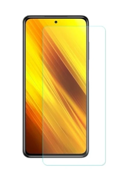 Xiaomi Poco X3 Ekran Koruyucu Kısa Temperli Sert Cam 9H Kırılmaz Cam Koruma Maxi