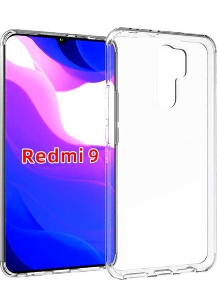 Xiaomi Redmi 9 Kılıf A+ Şeffaf Lüx Süper Yumuşak 0.3mm Ince Slim Silikon