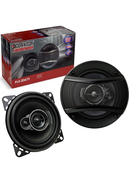 Oto Hoparlör 10CM 250W 2 Adet Dört Yollu PLX-20673 fiyatları