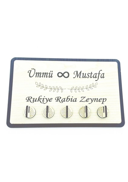 Kişiye Özel Dekoratif Anahtarlık Askılığı