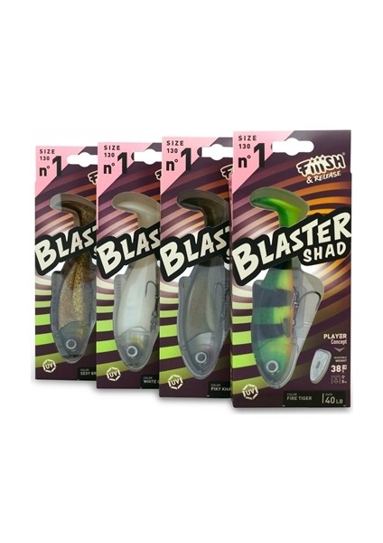 Blaster Shad 13CM 38GR Silikon Yem