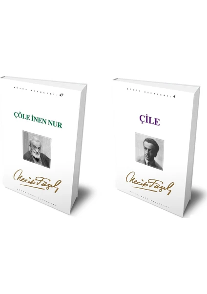 Necip Fazıl Kısakürek 2 Kitap Set (Çile - Çöle İnen Nur)