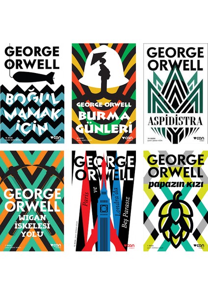 Boğulmamak İçin - Burma Günleri - Papazın Kızı - George Orwell - 6 Kitap Set