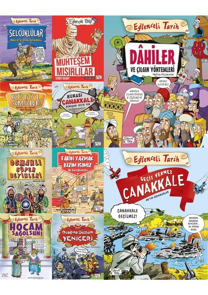 Eğlenceli Tarih 10 Kitap Set