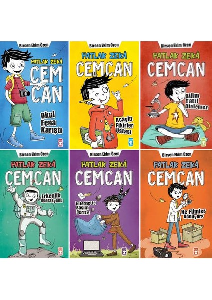 Patlak Zeka Cem Can 6 Kitap Set