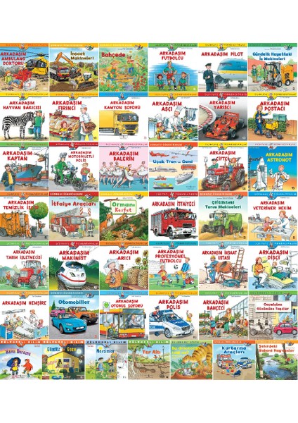 Dünyayı Öğreniyorum Serisi Meslekler 41 Kitap Set