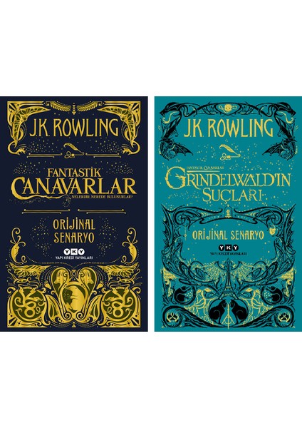 Fantastik Canavarlar Senaryo 2 Kitap Set J. K. Rowling