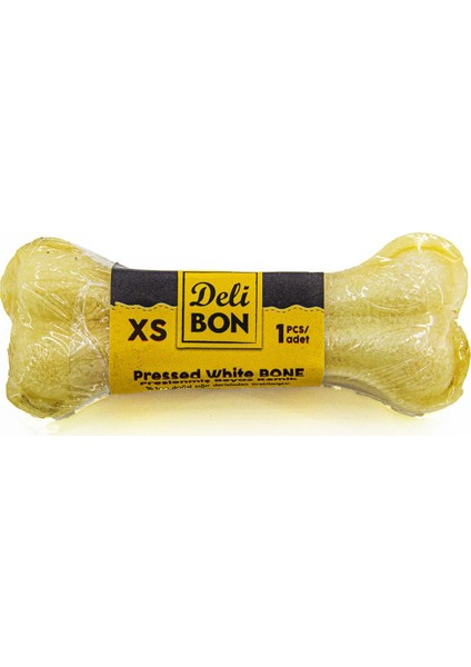 Deri Köpek Çiğneti Pres Kemik 7cm