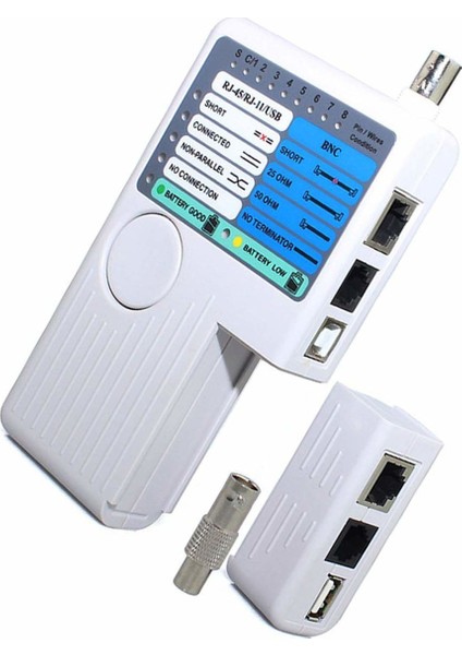 MX-3990 Kablo Test Cihazı USB+BNC+RJ45+RJ11 Remote Cable Tester