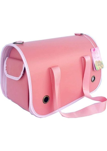 Kedi Köpek Omuz Askılı Taşıma Çantası Pembe 51X22X27 cm fiyatları