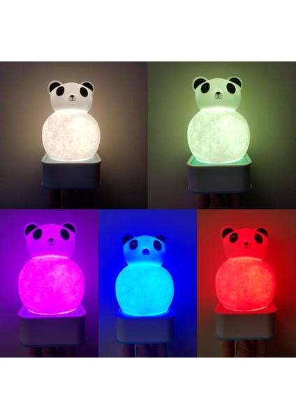 Sese ve Dokunmaya Duyarlı Silikon Panda Gece Lambası Renkli fiyatları