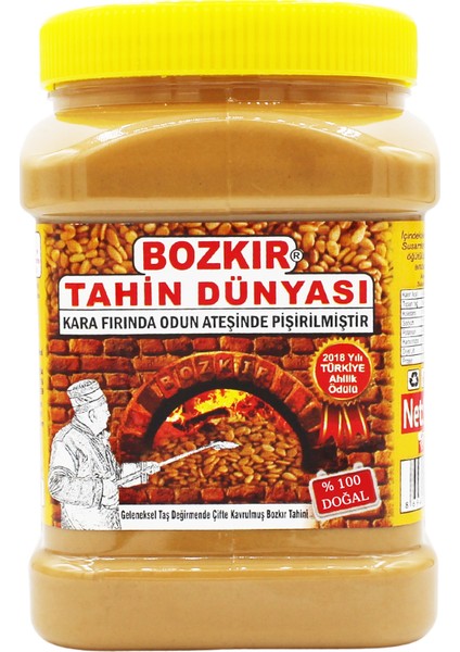 Bozkır Tahin Dünyası Kepeksiz Tahin 935 gr