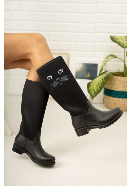 Kedi Baskılı Kar Botu