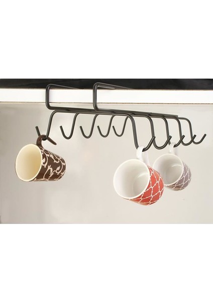 Raf Altı Fincan Tutucu Siyah VM3534/S