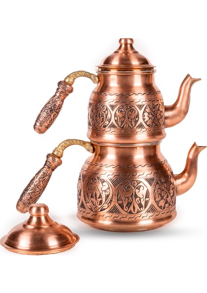Old Passion El Yapımı Eskitme Bakır Çaydanlık