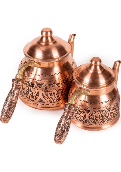 Old Passion El Yapımı Eskitme Bakır Çaydanlık