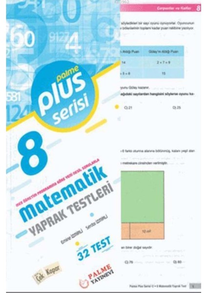 8. Sınıf Plus Serisi Matematik Yaprak Testleri