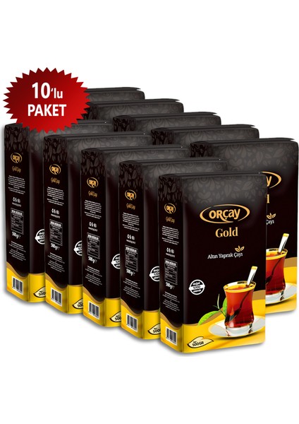 Gold Çay, 500 gr x 10'lu