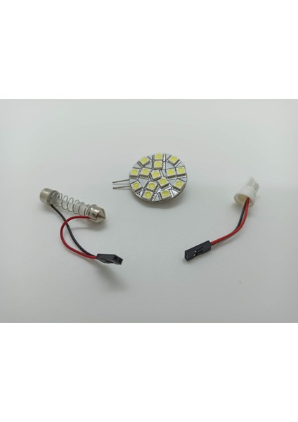 Smd 5050 G4 15 Ledli Proje Oto Tavan Ampul Spot Ampulü Lamba