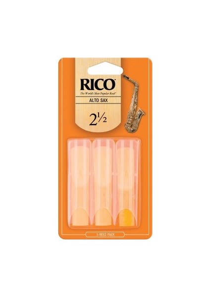 RJA03 Alto Saxophone 2,5 Alto Saksofon Kamışı (3'lü Paket)