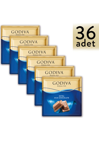 Bol Sütlü Kare Çikolata 60 gr x 36'lı