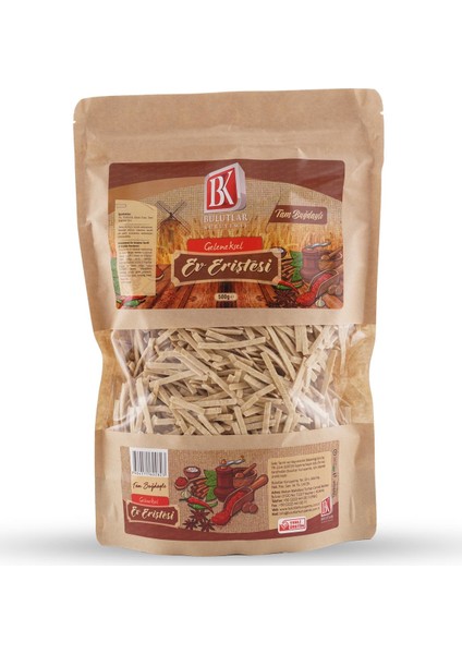 Tam Buğday Ev Eriştesi 500 gr