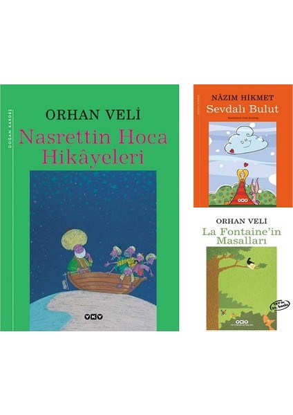 Sevdalı Bulut - La Fontaine'in Masalları - Nasrettin Hoca Hikayeleri / 3 Kitap