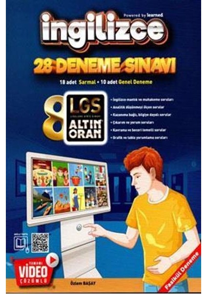 8. Sınıf LGS Altın Oran Ingilizce 20 Deneme Sınavı