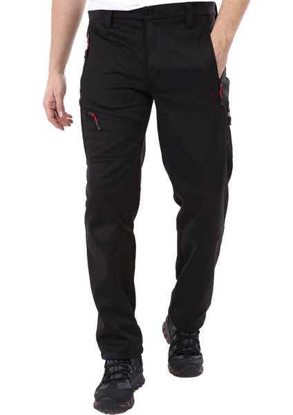 Ghassy Co. Ghassy Co.erkek Tactical Outdoor Su Geçirmez Siyah Softshell Pantolon