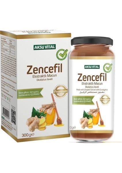 Zencefil Ekstratlı Macunu 300 gr